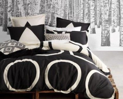 Orbit Noir Quilt Cover Set By Logan and Mason Online