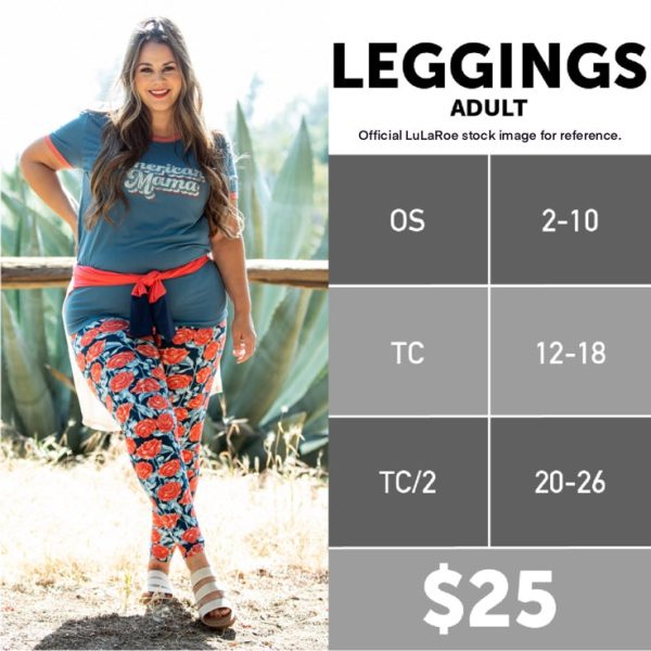 LuLaRoe Print Leggings | TC (12-18) | Green White Beige Southwestern Feathers | New Sale