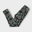 LuLaRoe Leggings | OS (2-10) | Black white green Botanical | Buttery Soft | New Online Sale