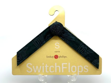 Lindsay Phillips Switchflops |  Carrie  Sparkly Flip-Flop Straps | Color: Green | Size: S | NEW Hot on Sale