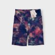 LuLaRoe Biker Shorts | S (4-6) | Purple multicolor Spraypaint | NWT Online