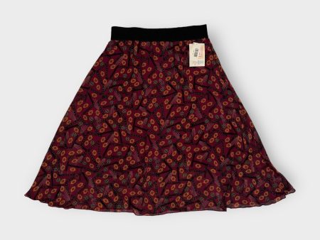 LuLaRoe Lined Lola Skirt | M | Purple Yellow Black Southwestern | NWT Online now