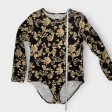 LuLaRoe Nova L s Bodysuit | XL | Black Beige Botanical | NWT For Sale