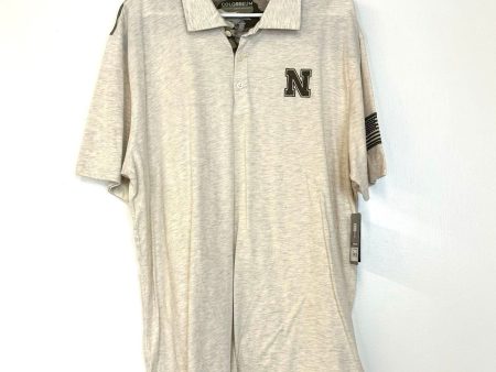 Colosseum Mens Size XL Nebraska Huskers Oatmeal Camouflage Polo Golf Shirt S s NWT Online now