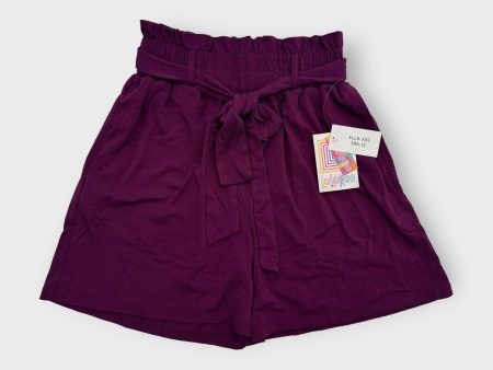 LuLaRoe Ella Paper Bag Shorts | XXS (00-0) | Jam Purple Solid | NWT Cheap