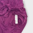 LuLaRoe Ella Paper Bag Shorts | M (10-12) | Jam Purple Solid | NWT on Sale