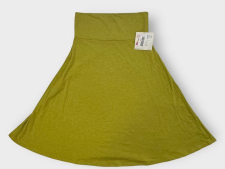 LuLaRoe Azure A-Line Skirt | S (2-4) | Mustard Yellow | NWT Online Sale