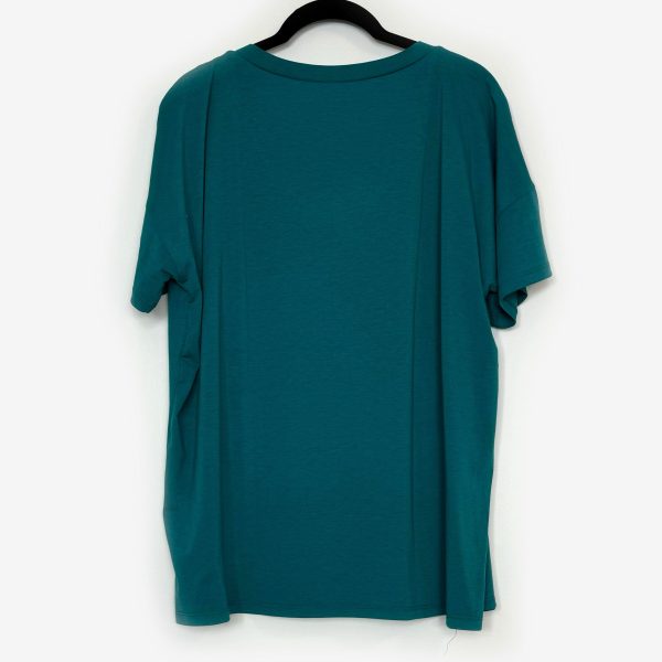 LuLaRoe | Lisa GROOVY V-Neck S s T | Color: Green | Size: XL | NWT For Sale