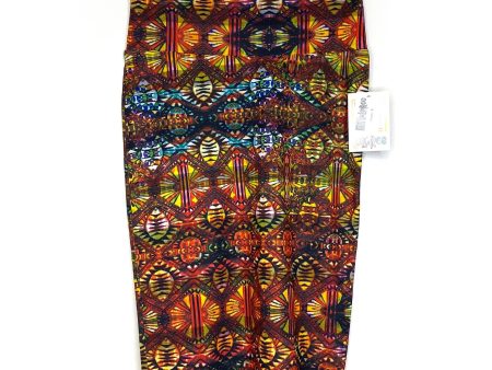 LuLaRoe Womens S Multicolor Cassie Abstract Skirt NWT Online Hot Sale