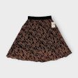 LuLaRoe Lined Lola Skirt | M | Gold Black Geometric  | NWT Cheap