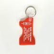 Indianapolis, IN ‘Stuart-Skillman Oldsmobile’ Keychain Key Ring Orange #1 Rubber For Cheap