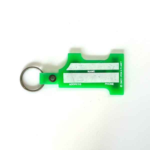 Novelty ‘#1 Bitch’ Green #1 Plastic Keychain Key Ring, Used Online