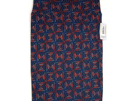 LuLaRoe Womens S Red Blue Black Cassie Geometric Skirt NWT For Cheap