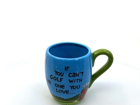 Novelty ‘If You Can’t With the Ones You Love’ Ceramic Coffee Mug Pre-Owned on Sale