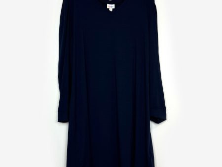 LuLaRoe | Ava Mutton Sleeve Dress | Size: 3XL | Color: Navy Blue | NWT Online Hot Sale