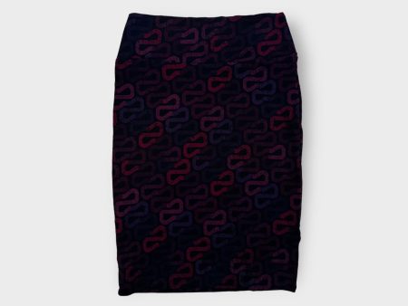 LuLaRoe Cassie Pencil Skirt | S (6-8) | Purple Blue LINKS | NWT Online Sale