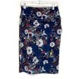 LuLaRoe Womens S White Red Blue Cassie Floral Skirt NWT For Sale