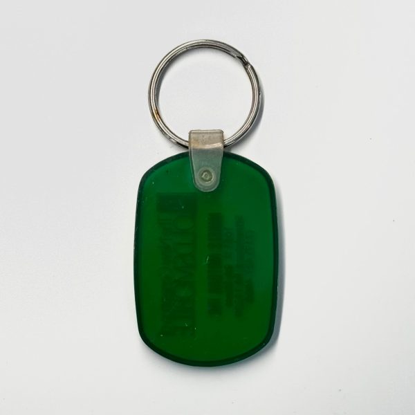 Vintage ‘Mikels Motors Oldsmobile -Stroudsburg, PA’ Keychain Key Ring Green Rubber Ov Online Hot Sale