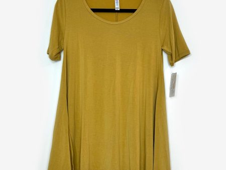 LuLaRoe Vault | Perfect T Swing Top | Size: XXS (0-6) | Color: Mustard Yellow | Solid | NWT on Sale