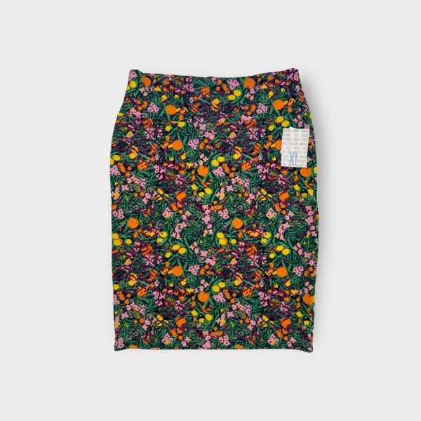 LuLaRoe Cassie Pencil Skirt | XL (18-20) | Green multicolor | Ditsy Floral | NWT For Sale