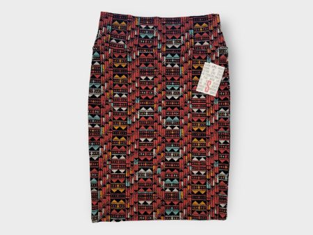 LuLaRoe Cassie Pencil Skirt | S (6-8) | Orange | Tribal | NWT Discount