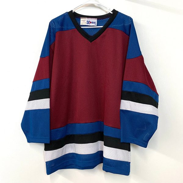 Kobe Size L Hockey Practice Jersey, Avalanche Colors Hot on Sale