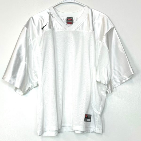 Nike Team Dri-FIT | Lacrosse Game Jersey | Color: White | Size: XL | NWT Cheap