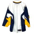 Players Bench | SP flo-Knit Hockey Jersey | Color: White Blue Gold | Size: M | NEW Sale