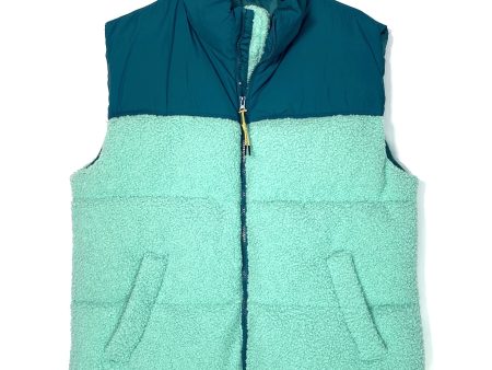 Wild Fable | Two-Tone Fleece Full Zip Vest | Size: M | Color: Green | NWT For Cheap