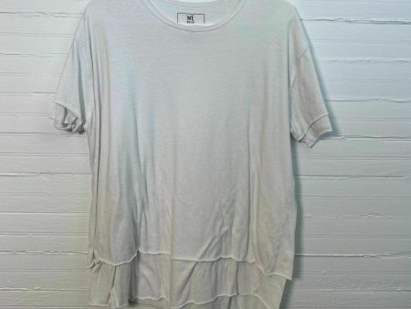 We The Free by Free People Women s XS Cloud 9 Layered White T-Shirt - Excellent Used Condition Sale