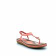 Kuidfar Women Flat Cushioned Slip-On Elastic Strap Sandals, Coral Pink - Size 10 Discount