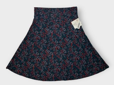 LuLaRoe Azure Skirt | XL (14-16) | Green orange pink Floral | A-Line | NWT For Cheap