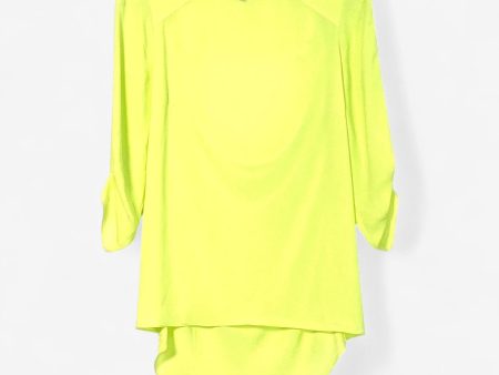 Women s Yellow Hi-Lo Sleeveless Blouse - Size XS - BCBG Max Azria Online Hot Sale