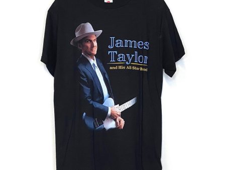 2014 James Taylor And His All-Star Band Concert Tour Size M Black T-Shirt For Cheap