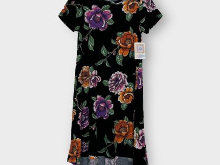 LuLaRoe | CARLY S s Swing Dress | Size: XS | Black Multicolor | Floral | NWT For Sale