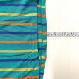 LuLaRoe Julia Bodycon Dress | M (8-10) | Green Orange Blue | Striped | NWT Online Hot Sale