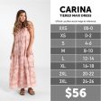 LuLaRoe Resort Collection 2023 | CARINA Tiered Maxi Dress | Size: L (12-14) | Peach | Tropical | NWT Online Sale