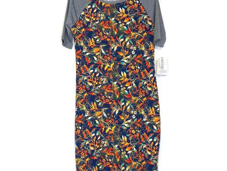 LuLaRoe Julia Bodycon Dress | S (4-6) | Green Gray White | Floral | NWT Discount