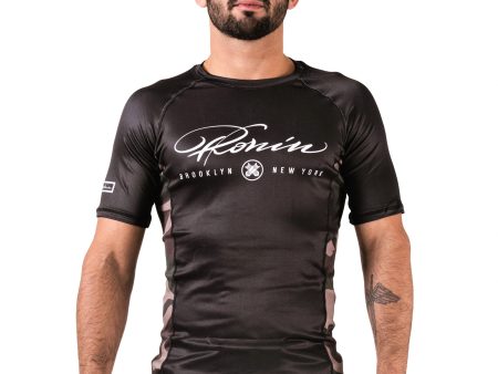 Signature Short Sleeve Rash Guard Compression Shirt on Sale