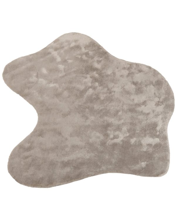 Abstract Silk Rug   Cloud Gray Supply