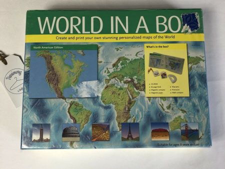 Sterling Publishing World In A Box Create & Print Your Own World Maps Ages 8 + Hot on Sale