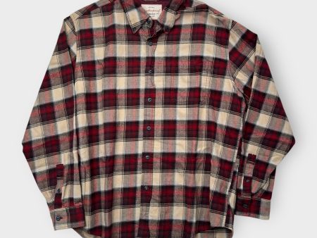 Weatherproof Vintage Men s Red Plaid Flannel Button-Down Shirt - Size XXL - Excellent Used Condition Sale