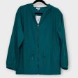 LuLaRoe Great Outdoors Collection | JACKIE Drawstring Waist Jacket | Size: M (8-10) | Color: Green | Solid | NWT For Sale