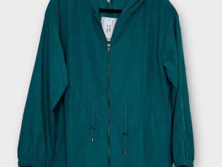 LuLaRoe Great Outdoors Collection | JACKIE Drawstring Waist Jacket | Size: M (8-10) | Color: Green | Solid | NWT For Sale