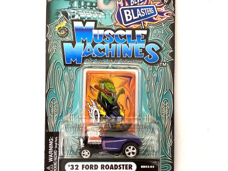 Muscle Machines  32 Ford Roadster – Stunning Purple Diecast Collectible for Car Enthusiasts – 1:64 Scale Model For Discount