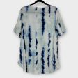 LuLaRoe | Morgan Flare T | 2XL | Blue White | Tie-Dye | NWT Online Hot Sale