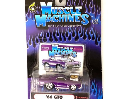 Muscle Machines GTO Diecast Car – Vintage-Inspired 1:64 Scale Collectible for Adult Collectors – Stunning Purple Finish Online now