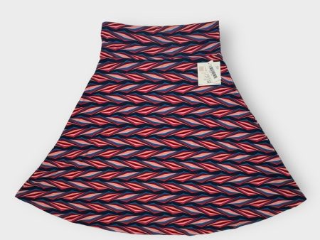 LuLaRoe Azure Skirt | XL (14-16) | Multicolor Geometric | A-Line | NWT Online now