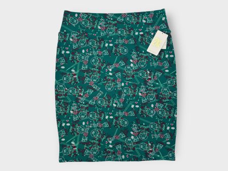 LuLaRoe Cassie Pencil Skirt | 2XL (26-28) | Green | TOY STORY | NWT Online