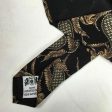 Elegant Metropolitan Museum of Art Black Paisley Print Silk Mens Necktie For Cheap